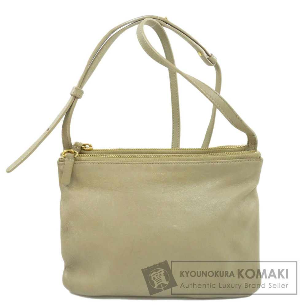Celine Trio Shoulder Bag Leather